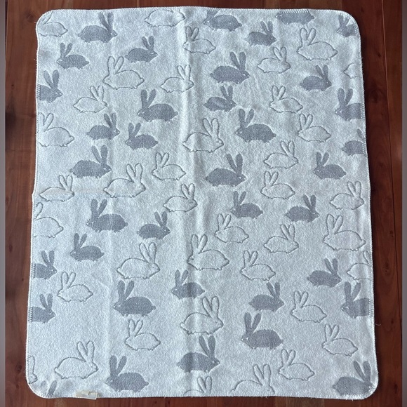 Vintage Pottery Barn Kids Bunny Baby Blanket - Picture 3 of 4